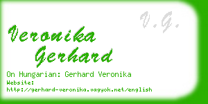 veronika gerhard business card